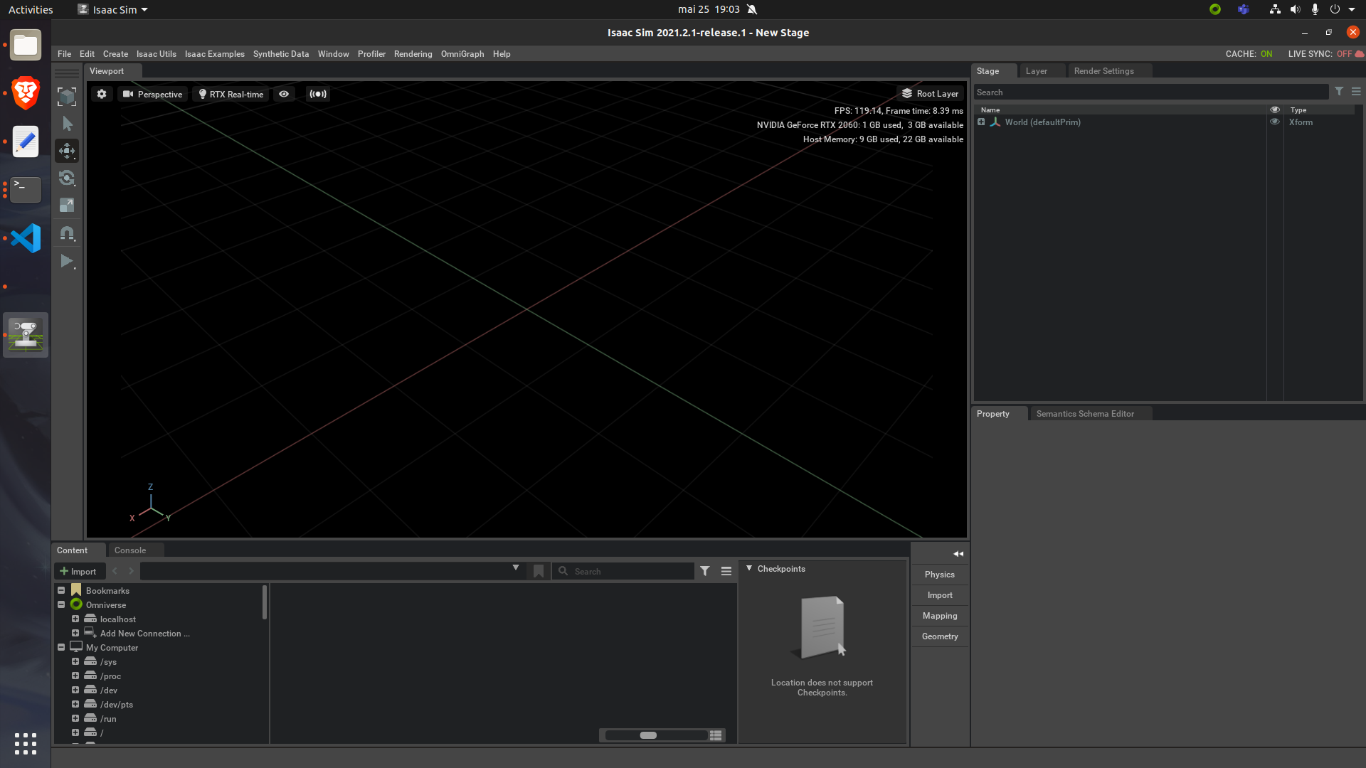 Simulate scout v2 using isaac sim ros2 leonardo lima